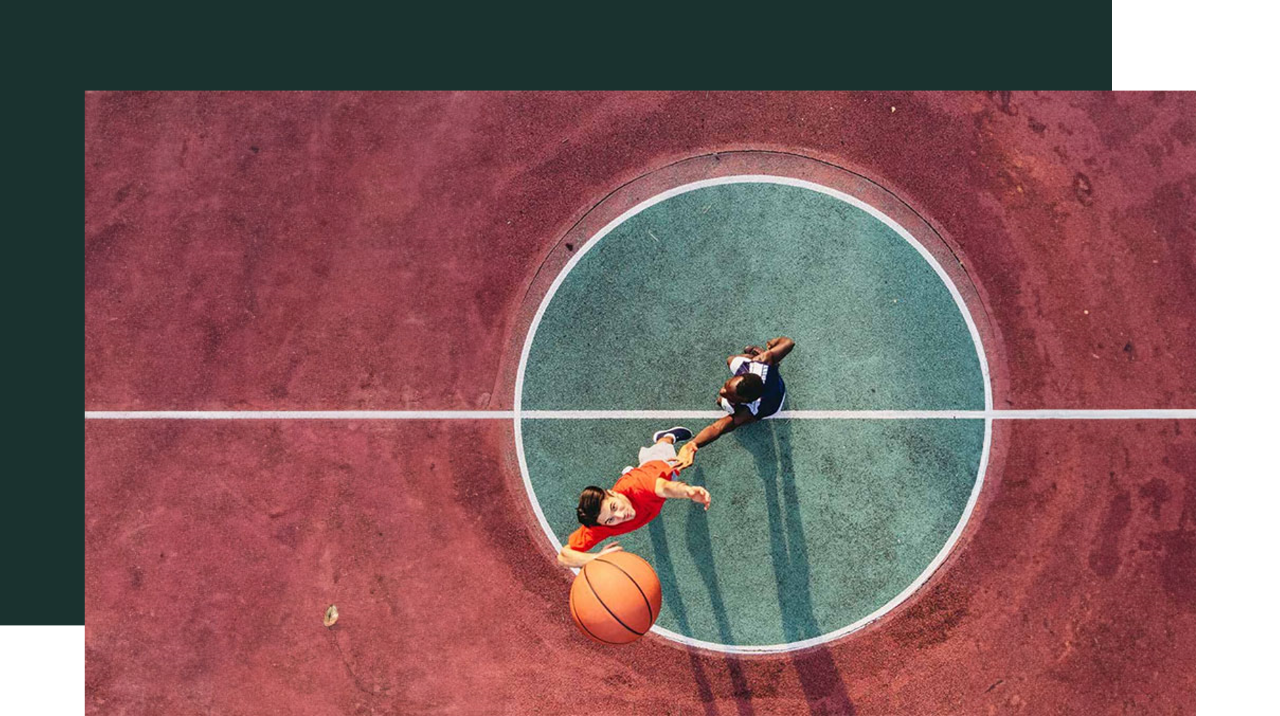 2024 version Two basket players
