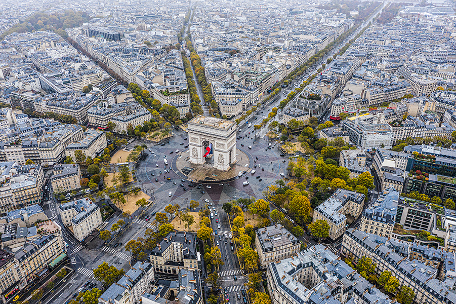 Paris arc triomphe