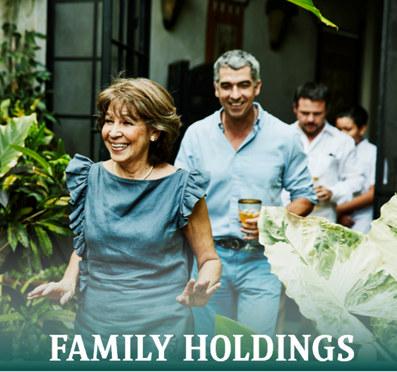 A family enjoying some time together