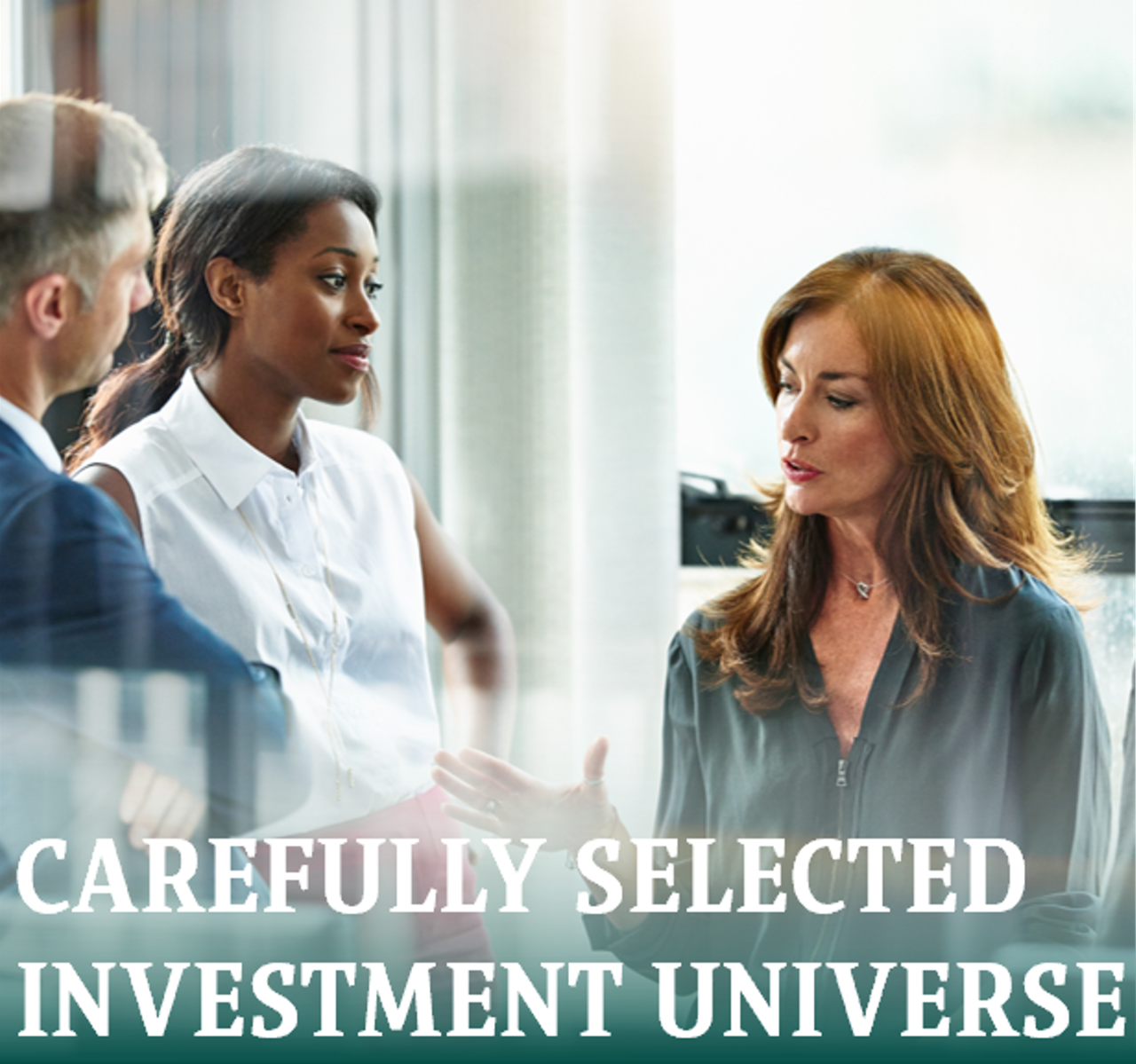 A men and a women working in front of a desk