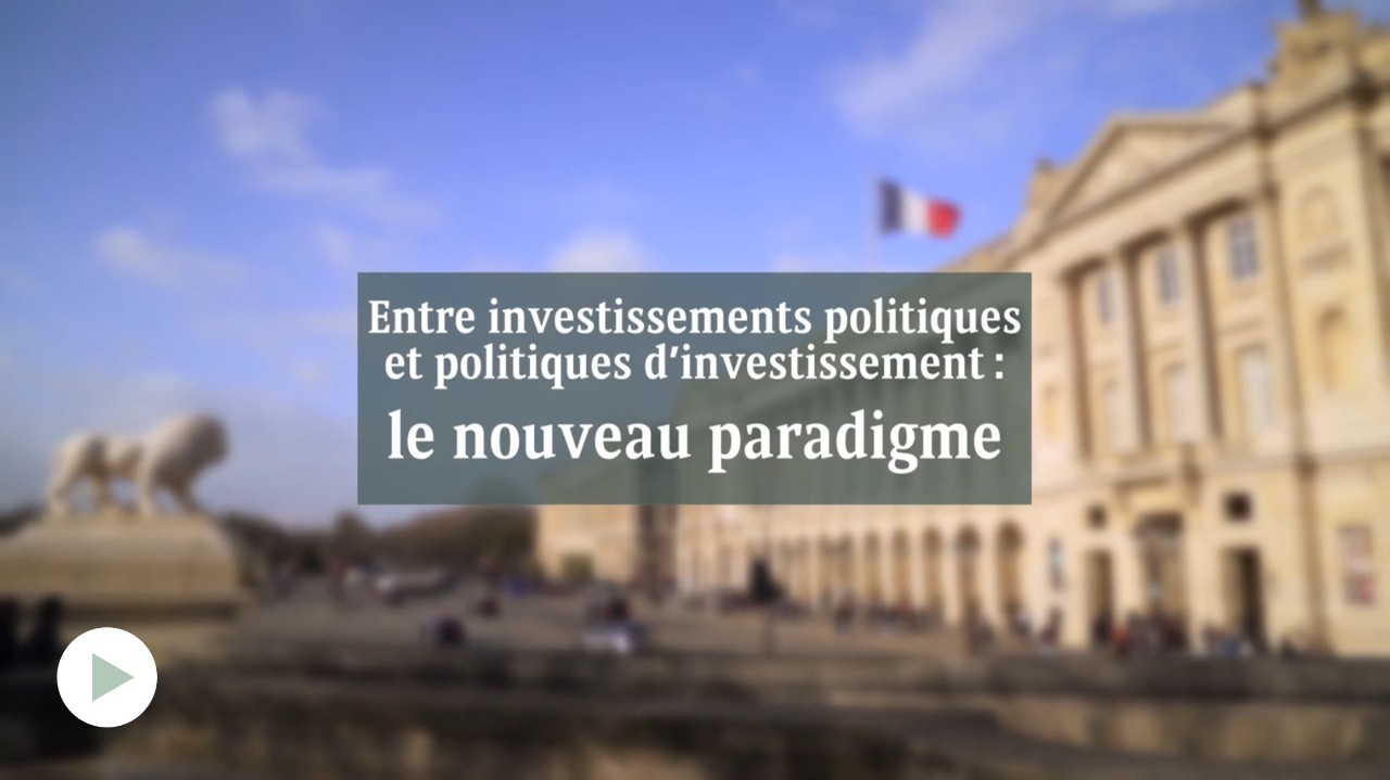 Entre investissements politiques et politiques d'investissement le nouveau paradigme