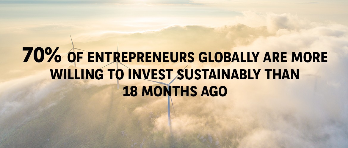 Entrepreneurs Willing To Invest Sustainably