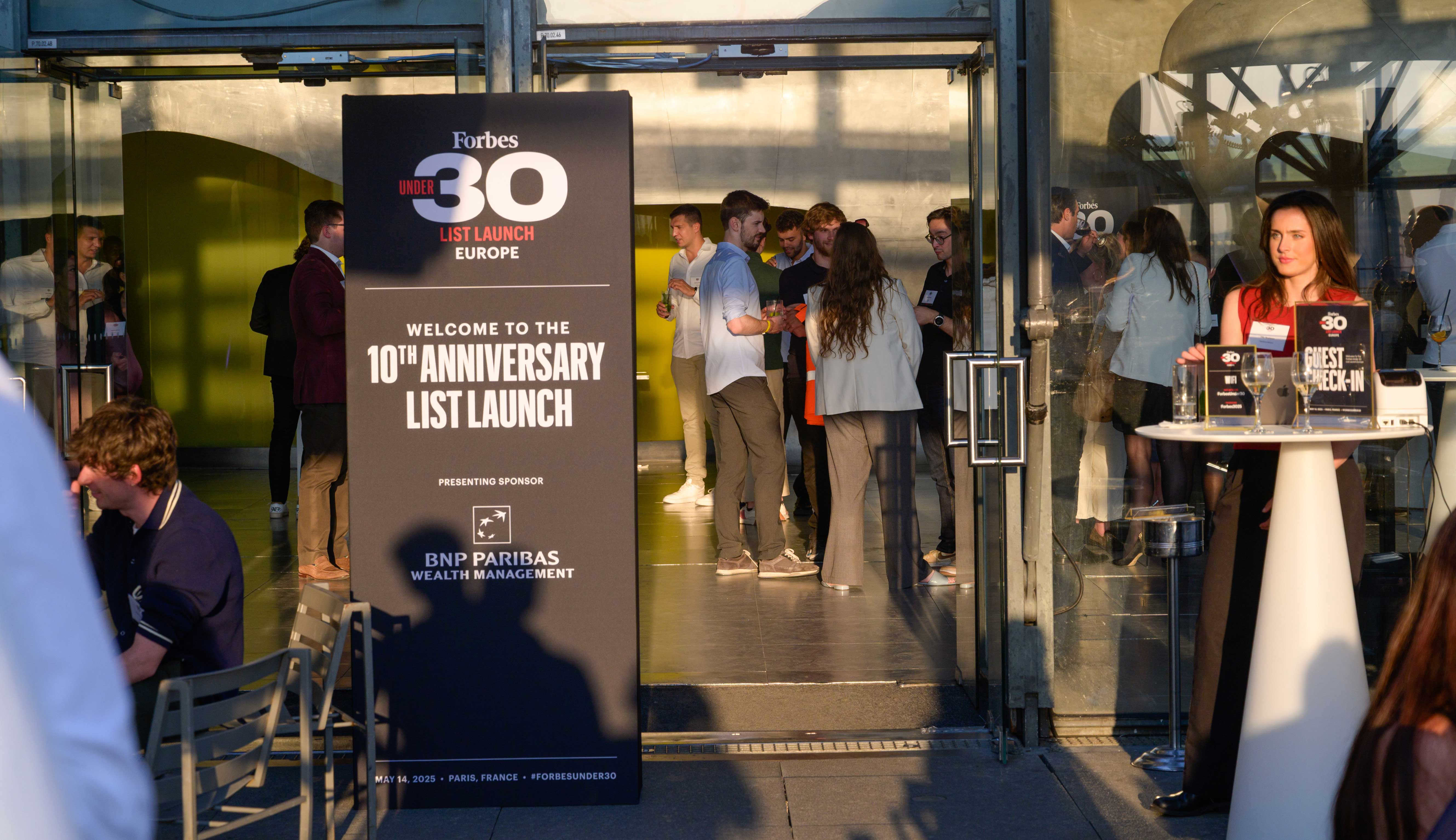 Forbes 30 under 30 event