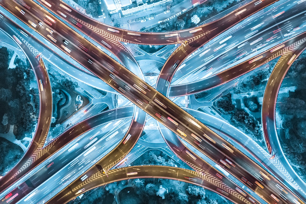 Highway cross lights Highway cross lights