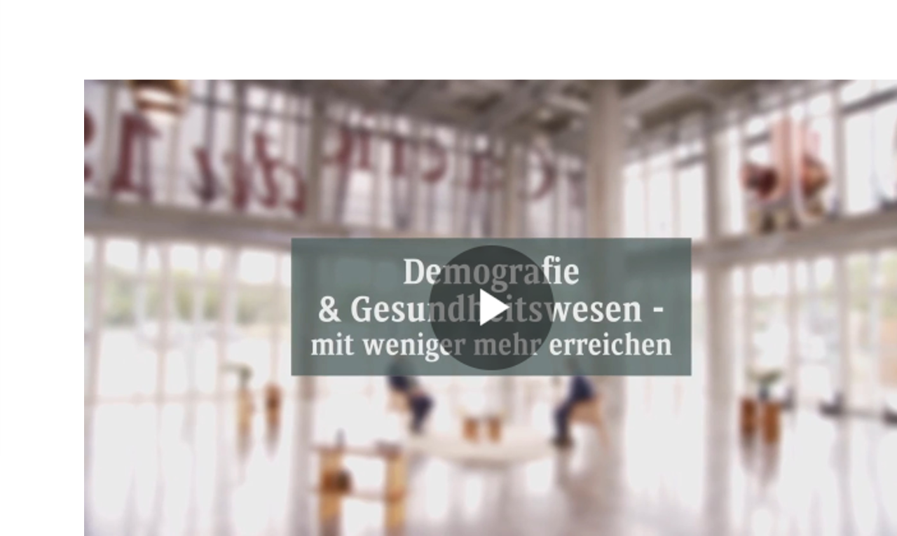Demographics & Healthcare: achieving more with less