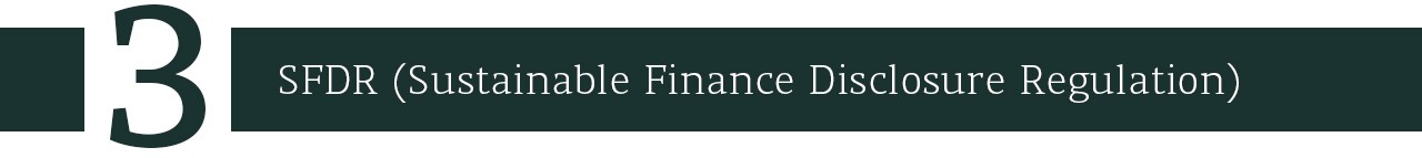 SFDR (Sustainable Finance Disclosure Regulation) 
