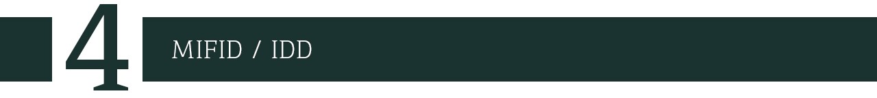 MIFID / IDD